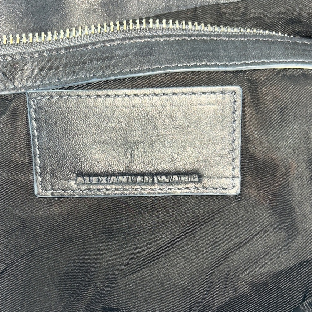 Alexander Wang Black Leather Shoulder Bag - Picture 8 of 12